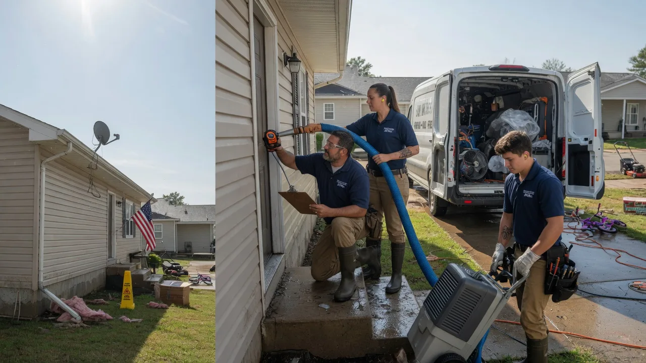 Ceiling Water Damage Restoration in Spencer, IA near me